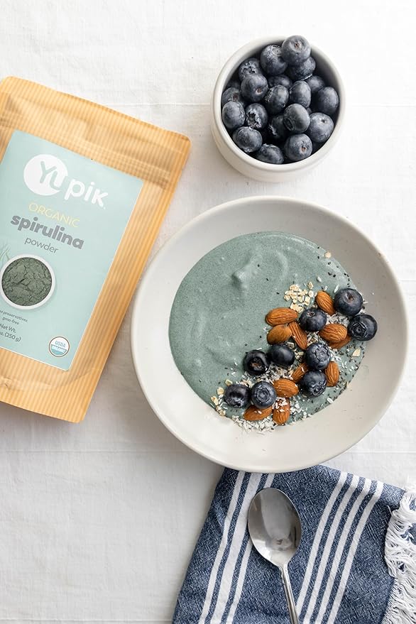 Yupik Organic Spirulina Superfood, 8.8 Ounce, Non-GMO, Vegan, Gluten-Free