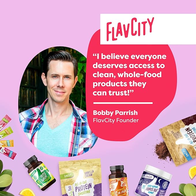 FlavCity Lemon Lime Electrolytes Powder Packets - 28 Hydration Packets - No Added Sugar - Hydration Powder with Real Fruit & Unrefined Sea Salt - Keto & Gluten-Free (28 Stick Packs)