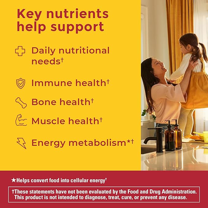 Nature Made Zero Sugar Multivitamin Gummies, Daily Nutritional Support Vitamin Supplements, Aspartame Free, 90 Sugar Free Gummies, 45 Day Supply