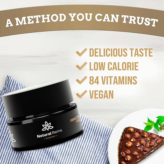 Hazelnut Flavored Organic Shilajit - Shilajit Pure Himalayan Organic - Pure Shilajit Fulvic Acid Supplement - Shilajit Energy and Focus Supplement - Holistic Health Supplements…