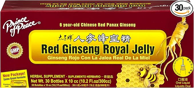 Prince of Peace Red Ginseng Royal Jelly 30 Vial(s)