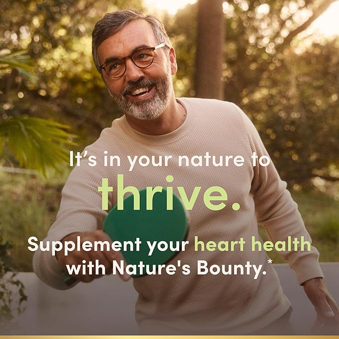 Nature's Bounty CoQ10, Supports Heart Health, Dietary Supplement, 200mg, 80 Rapid Release Softgels