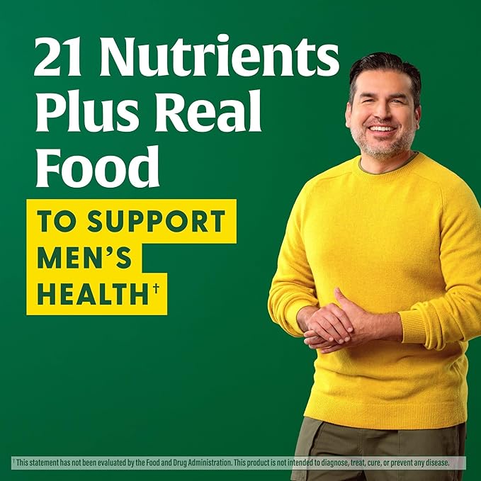 MegaFood One Daily Mens Multivitamins - Multivitamin for Men - Vitamin C, Vitamin D3 & Vitamin B12 - Muscle, Energy Metabolism & Immune Support - Vegetarian, Gluten Free - 90 Tablets, 90 Servings