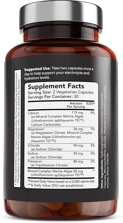 Vitamin Bounty Recover On Keto Electrolytes - Keto Supplements, Electrolyte Supplement, Keto Vitamins, Sugar Free Hydration, Boost Energy, Workout Recovery, GLP-1 Support - 60 Capsules
