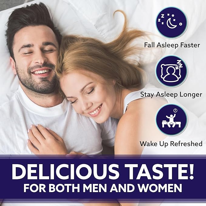 Droppels Melatonin Gummies, 5mg – Plant-Based, Vegan Melatonin 5mg for Natural Sleep Support with Chamomile Extract, 60 Count, Blueberry Flavor (1-Month Supply)