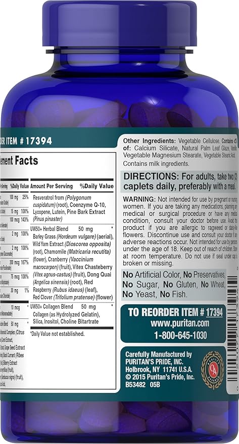 Puritan's Pride Ultra Woman 50 Plus High Potency Performance Time Release Daily Multivitamin with Zinc, Supplement to Support Healthy Aging and Cellular Energy Production, 2 Month Supply, 120 Count