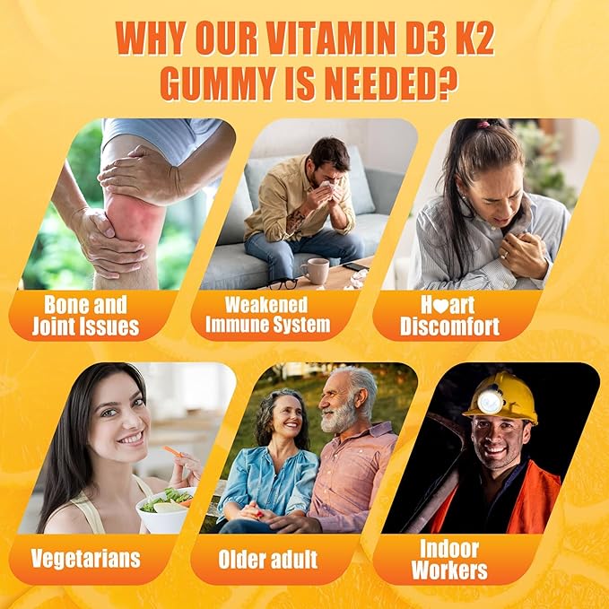 Organic Plant D3 5000 IU + K2(MK-7)100 mcg -5X Absorption Than Standard D3K2, 100% Whole Food Derived Omega-3,Methyl B12,Vitamin C, Zinc,and 5 Organic Vegetables,Supports Bone & Teeth Strength, 1 Pack