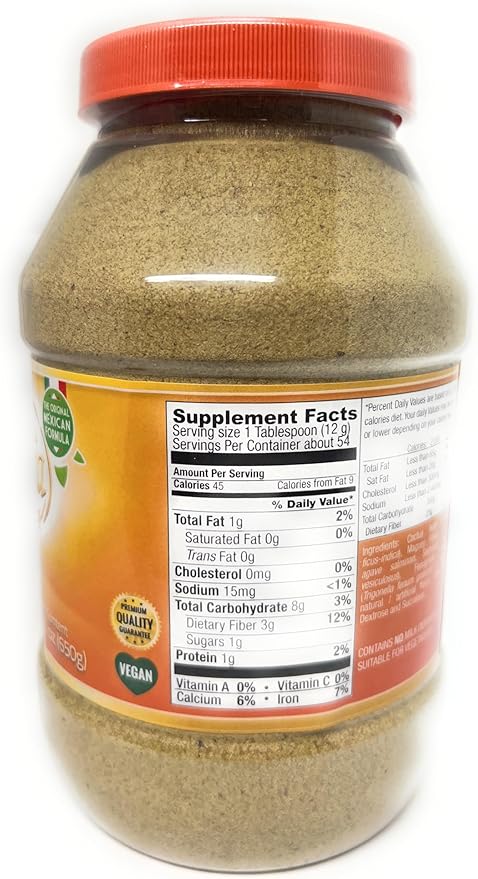 Natural Fiber Powder Mango Flavor