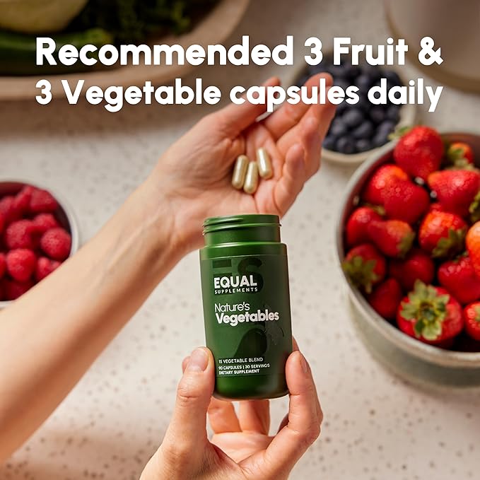 Vegetables Supplements | Veggies Supplement to Find Balance | of Nature, Vegetable Capsules for Adults, Simply Natures Superfood Veggies | 90 Count, 1 Mo Set