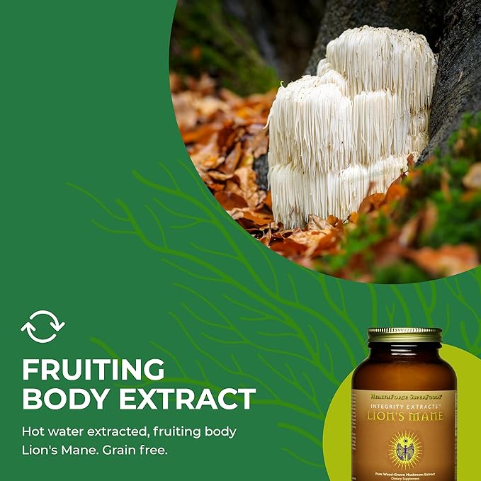 HealthForce SuperFoods Integrity Extracts Lion's Mane - Powder - 150 Grams