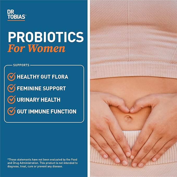 Dr. Tobias Oregano and Caprylic Acid Blend and Probiotics for Women - Supports Gut, Immune, and Urinary Health, Non-GMO