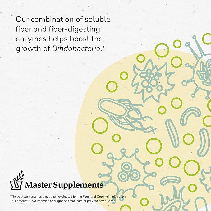 Master Supplements TruFiber - 6.35 oz, Pack of 2 - Prebiotic Fiber to Help Boost Probiotic Growth - Supports Digestive Health - Vegan, Gluten Free - 100 Total Servings
