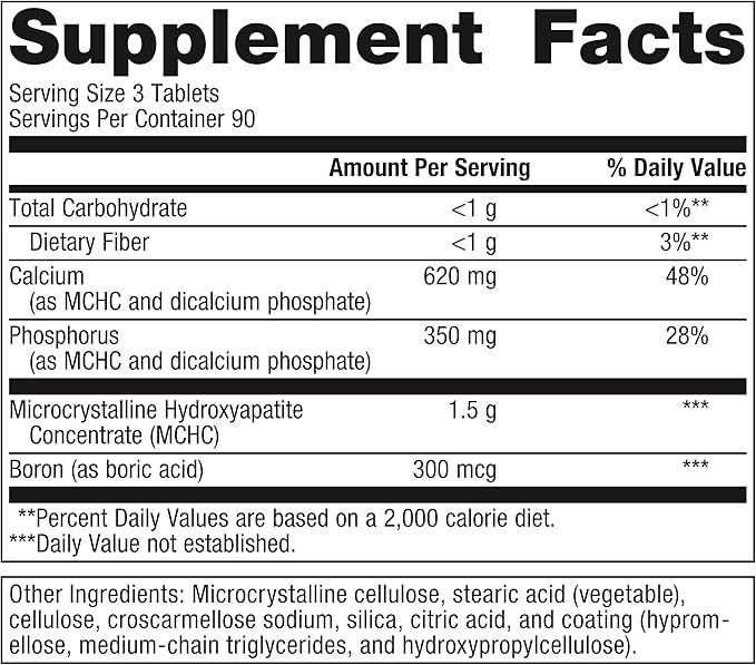 Metagenics Bone Builder with Boron - Bone Strength Supplement* - Comprehensive Mineral Support* - with Boron, Calcium & Phosphorus - Non-GMO - Gluten-Free - 270 Tablets