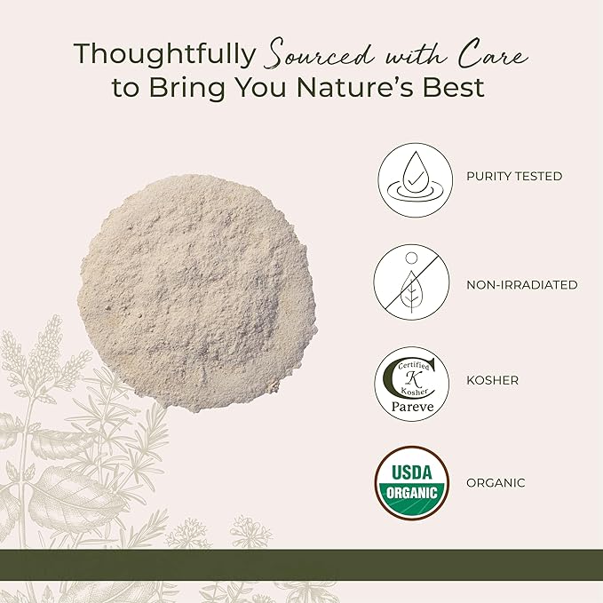 Starwest Botanicals Organic Astragalus Root Powder - Dried Herb for Tea, Natural Immune Support, Promotes Wellness, Certified Kosher, Non-GMO - Bulk 1 lb Bag