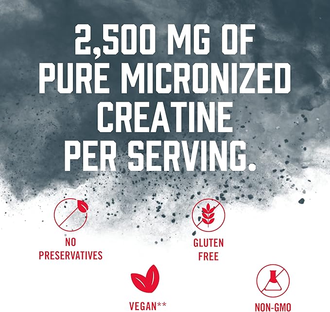 BioSteel Creatine Monohydrate Powder - 72 Servings, 180g, Micronized for Muscle Recovery & Lean Muscle, NSF for Sport Certified Creatine Powder