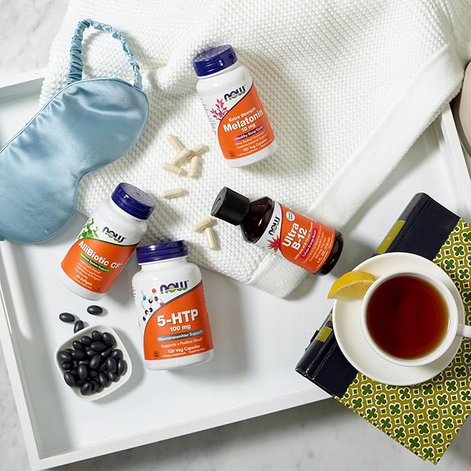 NOW Foods Supplements, Ultra B-12, Liquid, 800 mcg Folic Acid, Cellular Energy Production*, 4-Ounce