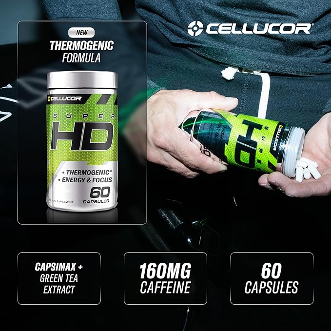 C4 Ripped & SuperHD, The Thermogenic Bundle, C4 Ripped Pre Workout Powder, Raspberry Lemonade 30 Servings + SuperHD with Capsimax and Green Tea Extract, 60 Servings