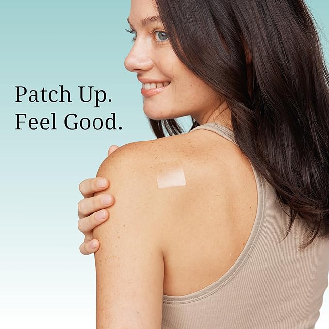 Relax Patches - 30 Topical Stress Relief Patches with Ashwagandha, L-theanine, Lemon Balm, Valerian, Passionflower, Vitamin B6, Rhodiola Rosea | Calming, Relieving, Relaxing