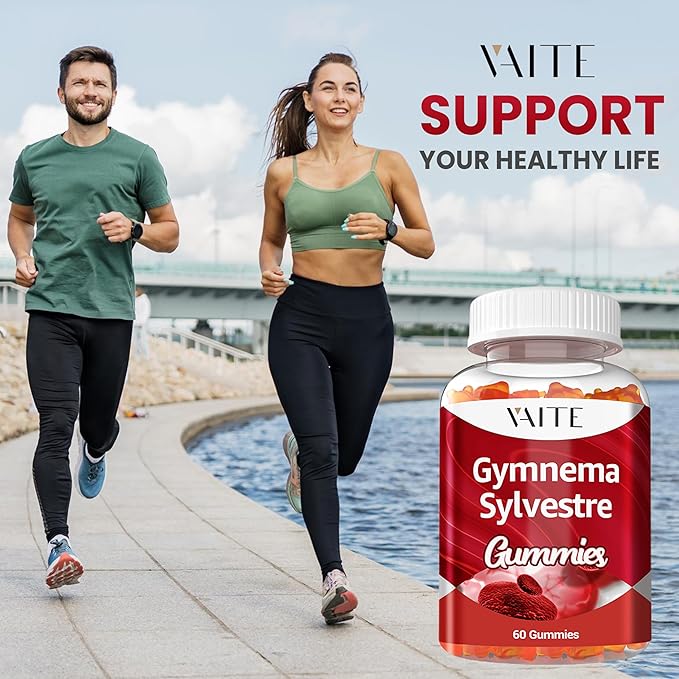 VAITE Gymnema Sylvestre Supplements 600mg – 20:1 Leaf Extract Gummies, Non-GMO, Gluten-Free, Vegan-Friendly, Made with Plant-Based Ingredients, with Antioxidant Properties, 60 Chewable Gummies