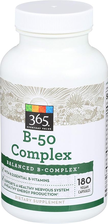 365 Everyday Value, B – 50 Complex, 180 ct