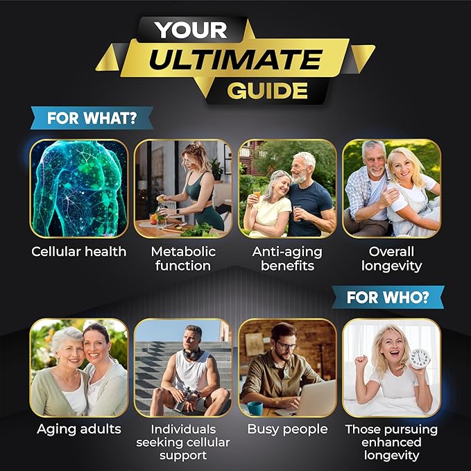 NAD+ Boosting Trans-Resveratrol Turmeric Quercetin Rosemary Bilberry Sage Green Tea Oregano Nettle Milk Thistle Black Pepper -150 Capsules- Made in USA