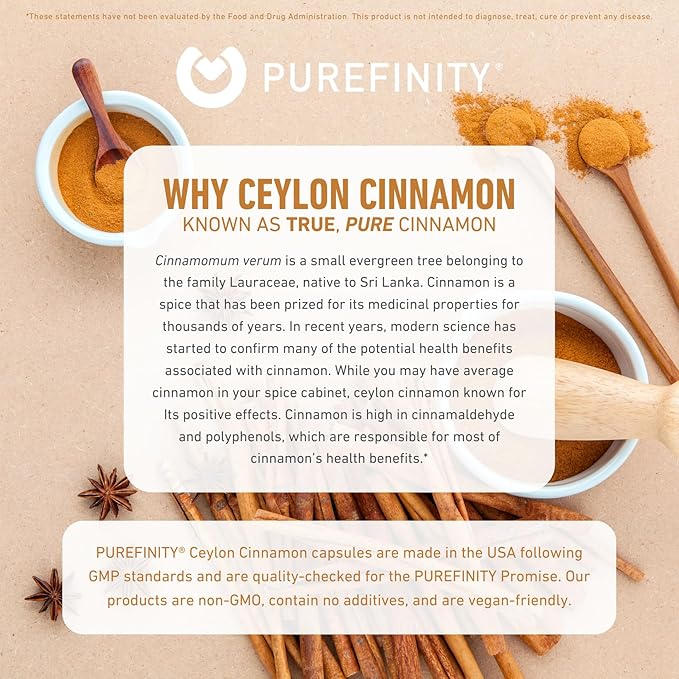 Ceylon Cinnamon Capsules – True Antioxidant Supplement from Sri Lanka Bark, Powerful Alternative to Pills or Tablets – 1500 mg, Vegan, Non-GMO, 150 Count (75 Day Supply)