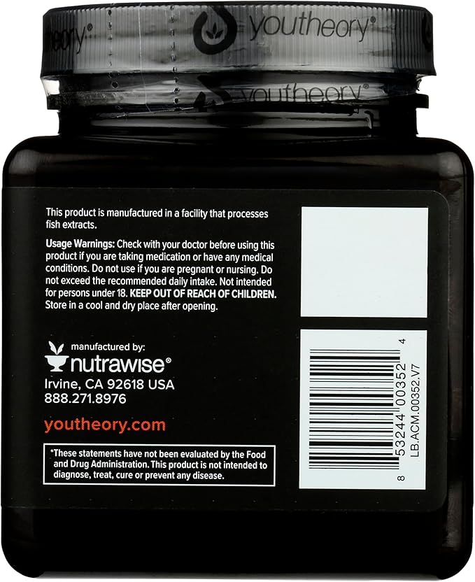 Youtheory Collagen, for Men, 160 Tablets