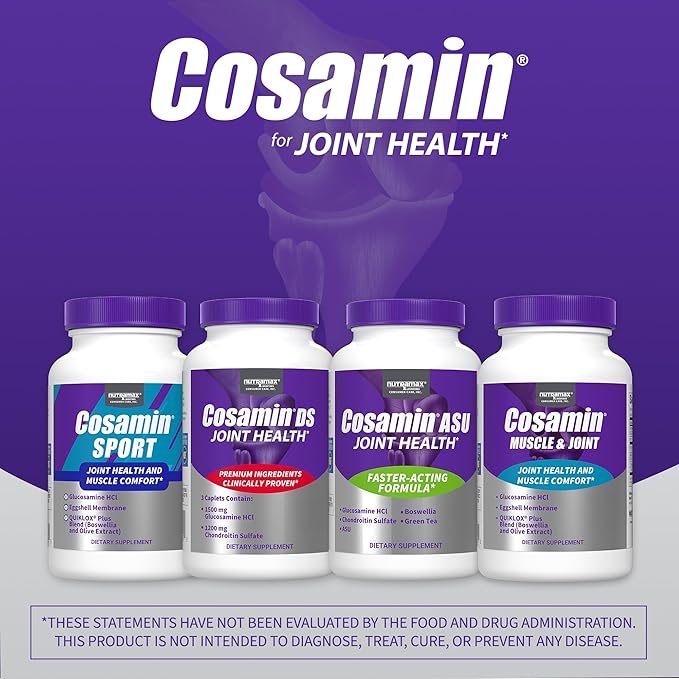 Nutramax Cosamin® ASU Joint Health Supplement with Glucosamine, Chondroitin & ASU for Men’s & Women's Joint Health, 90 Capsules