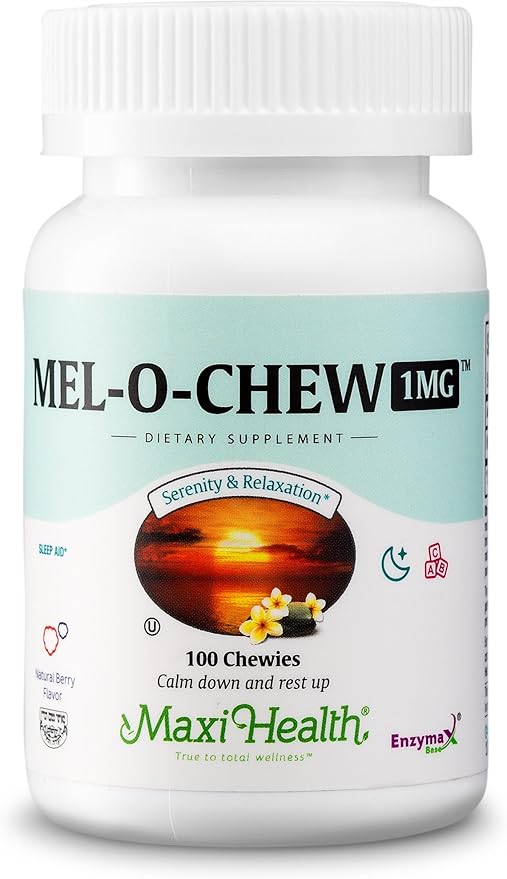 Maxi Health Mel-O-Chew Sleep Aid - 100 Chewies