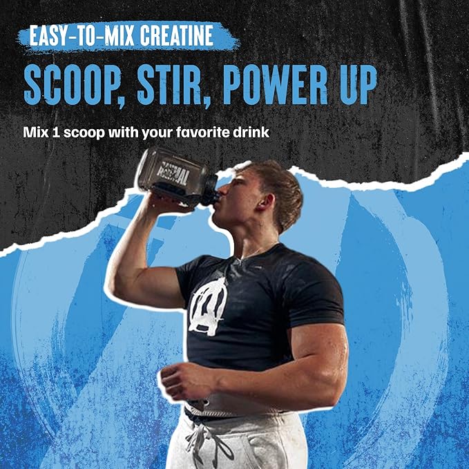 Animal Creatine Monohydrate Powder – Micronized Creatine for Women and Men, Supports Muscle Growth, Strength, Endurance, Recovery and ATP Production, Gym & Workout Supplements - Unflavored, 300g