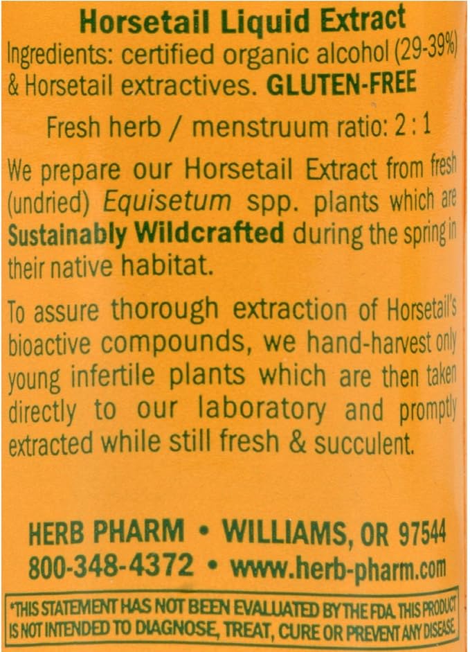 Herb Pharm Horsetail Liquid Extract for Urinary System Support - 1 Ounce