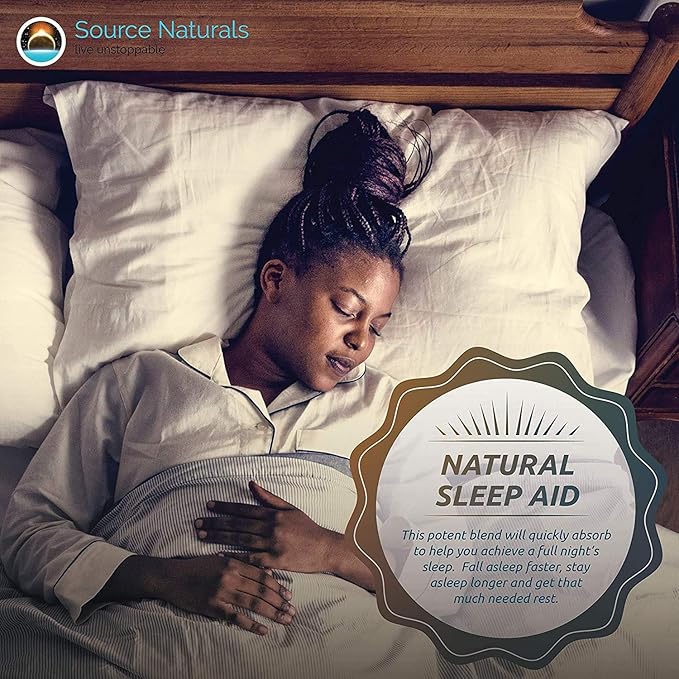Source Naturals Melatonin, Dietary Supplement That Supports Sleep* 5 mg - 200 Orange Flavored Lozenges