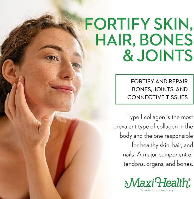 Collagen Powder - Collagen Protein Powder - Marine Collagen Powder for Women and Men - Type I Unflavored Fish Collagen Hydrolyzed Collagen Protein - Healthy Hair Growth and Skin Supplement (5.46 oz)
