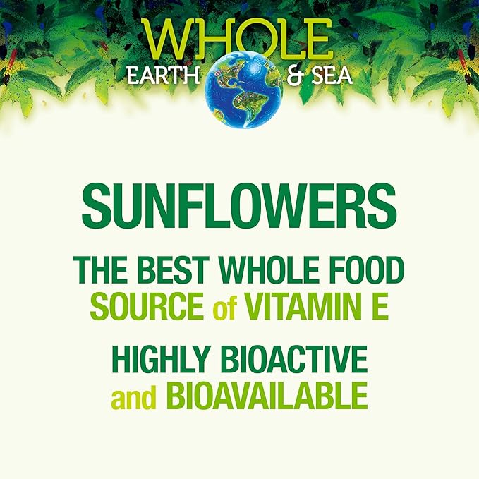 Whole Earth & Sea from Natural Factors, Sunflower Vitamin E, Whole Food Supplement