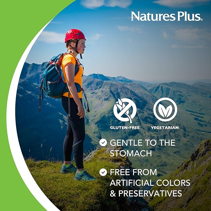 Natures Plus Orange Juice Chewable Vitamin C - 250 mg, 90 Vegetarian Tablets - High Potency Immune Support Supplement, Antioxidant - Gentle On Stomach - Gluten-Free - 90 Servings