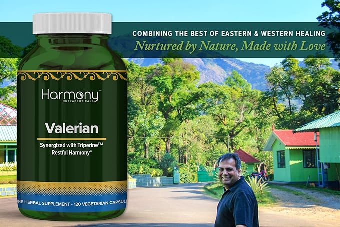 Valerian Ayurvedic Promotes Rest Sleep Relaxes Muscles 120 Vegetarian Capsules