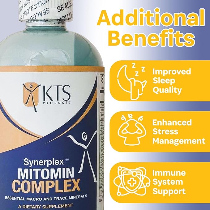 MitoMin Complex – Liquid Mineral Supplement – Easy to-Use Formula for Everyday Wellness - Essential Macro & Trace Minerals