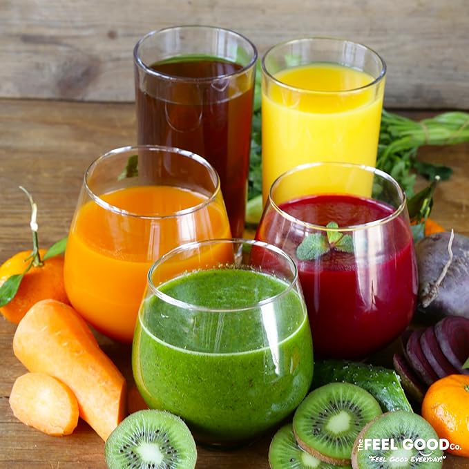 The Feel Good Super Greens Powder - Organic Green Juice, Wheat Grass No Added Sugar, Spirulina, Chlorella, Probiotics, Digestive Enzyme, Antioxidant Rich, Immunity Boost Green Superfood, 35 SVG, Daily