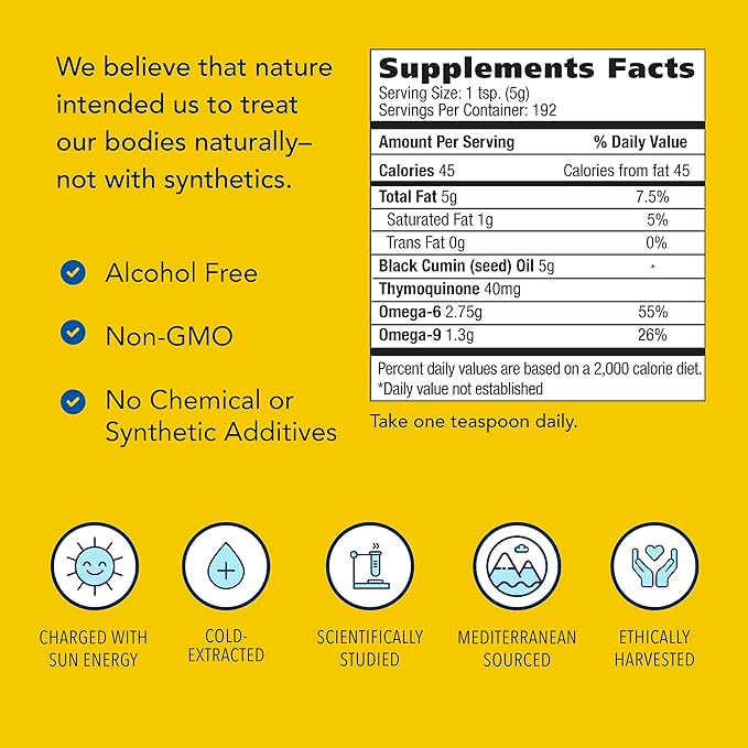 North American Herb & Spice Black Seed Oil - 32 fl. oz. - Cardiovascular, Digestive & Immune Support - Non-GMO - 192 Servings