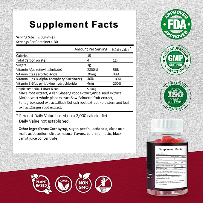BBL Gummies for Women Butt Growth, 60 Count, Bear Shape Booty Gummies for Enhance Curvy Body, Butt Boost Vitamin Gummies for Bigger Butt Fast,Vegan Weight Gainer Gummies