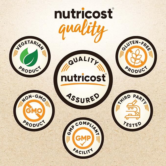 Nutricost Fiber Capsules with Prebiotic Fiber Supplement 150 Capsules - CCOF Certified Supplement, Made with Organic Psyllium Husk & Organic Jerusalem Artichoke, Gluten Free, 3 G Per Serving