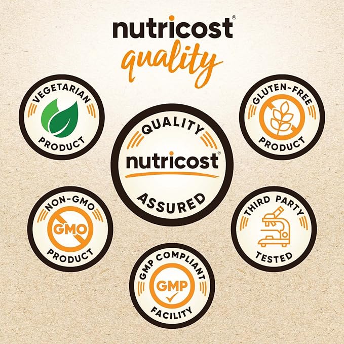 Nutricost Cordyceps Mushroom Capsules 1100mg, 45 Serv - CCOF Certified Made with Organic, Vegetarian, Gluten Free, 550mg Per Capsule (90 Capsules)