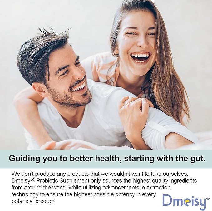 Probiotics for Women and Men, 300 Billion CFU 24 Strains Probiotics + 15 Organic Herbs Prebiotics Blend, Shelf Stable Gut Health Supplement for Digestive Immune & Whole-Body Health, 6 Month Supply