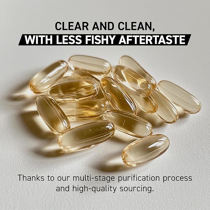 Kaged Omega 3 Fish Oil Supplement, 3000mg Omega 3 Fatty Acid with EPA & DHA, Ultra-Pure, No Fish Burps, 60 Pills