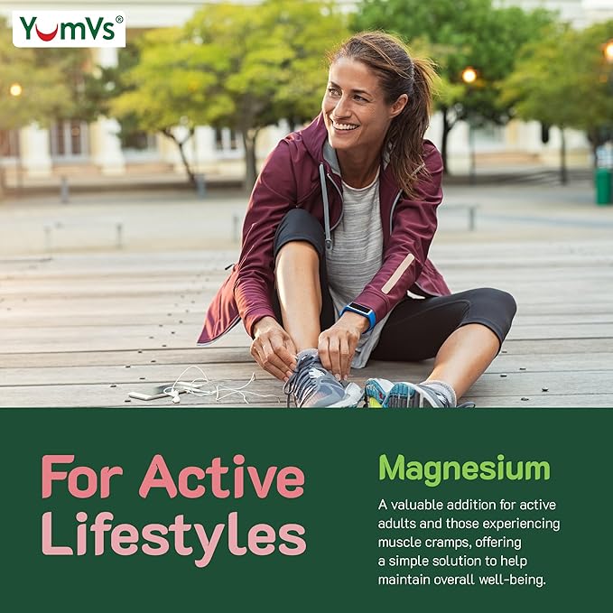 YUM-V'S Magnesium Citrate Gummies - 900mg Magnesium (102mg of Elemental Magnesium) - Highly Absorbable Supports Nerve, Enzyme & Muscle Function for Adults - 90 Count (Pack of 2)