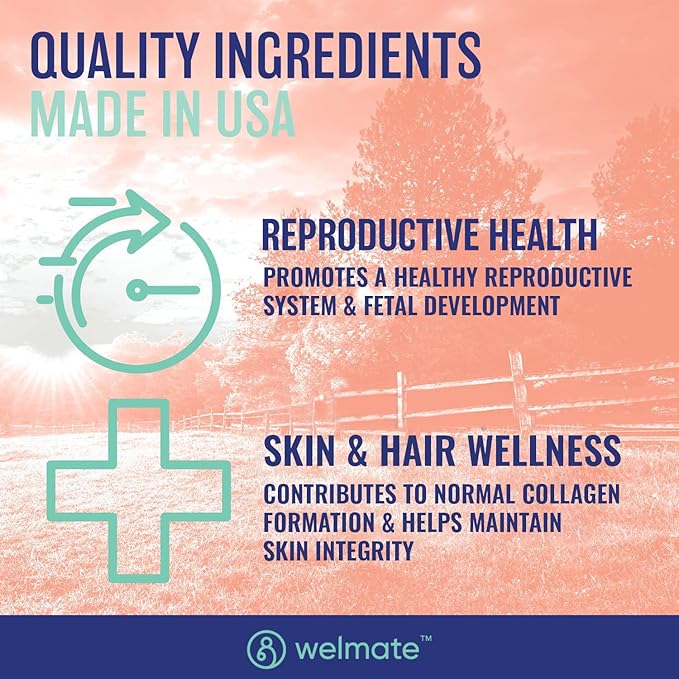 WELMATE Zinc Sulfate 220mg | Dietary Supplement | Immune Health Support | 200 Count Tablets