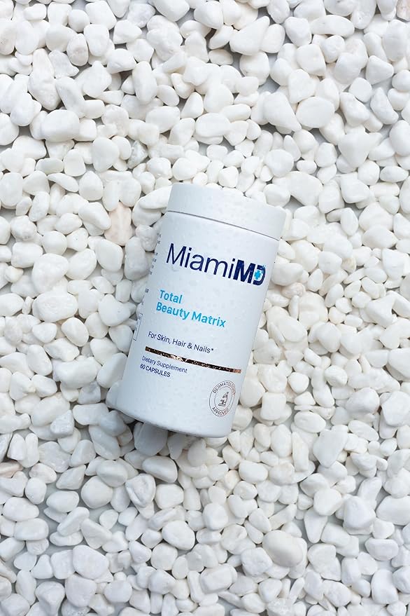 Total Beauty Matrix Collagen Supplements for Women - Collagen Capsules with Vitamin C for Hair, Skin and Nails - Cruelty Free - 60 Capsules