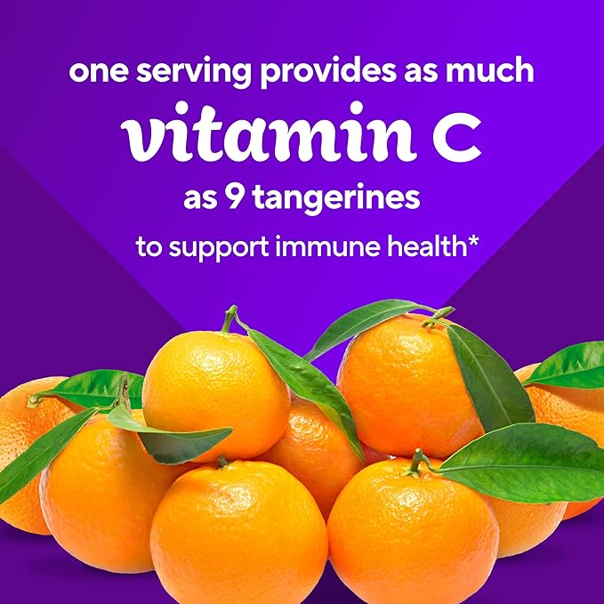 Vitafusion Power C Gummy Immune Support* with Vitamin C, Delicious Orange Flavor, 63ct (21 Day Supply)