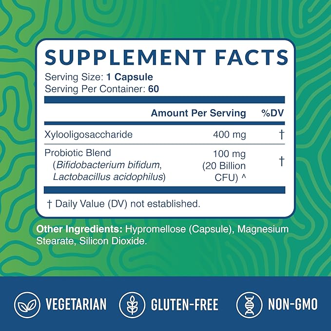 Omega 3 Fish Oil and Probiotic Capsules | Triple Strength EPA & DHA Omega 3 Burpless Softgels Plus Probiotic & Prebiotic Capsules for Gut Health & Immune Support | 60 Servings Each
