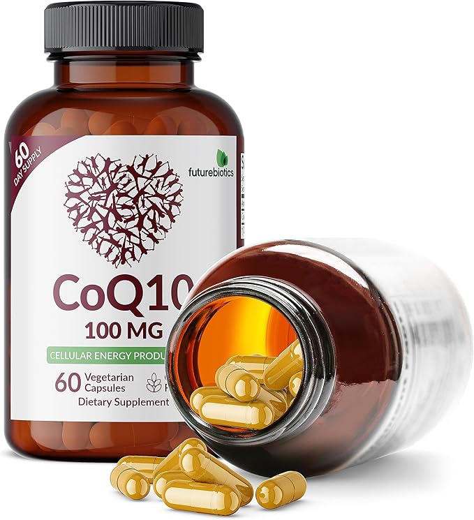Futurebiotics CoQ10 100 MG Cellular Energy Production, 60 Vegetarian Capsules